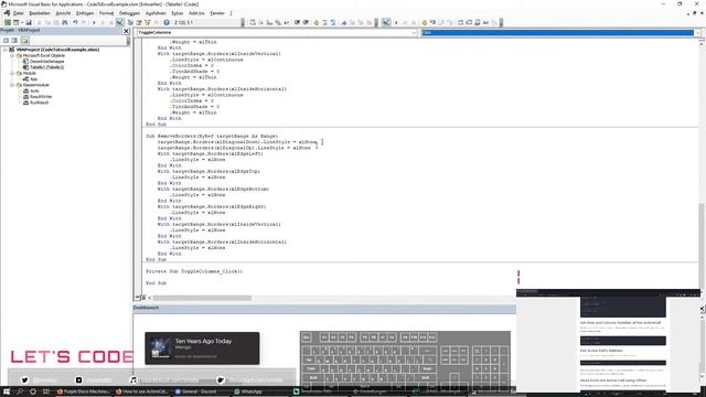 Let's Code - Experiments in VBA Excel смотреть онлайн