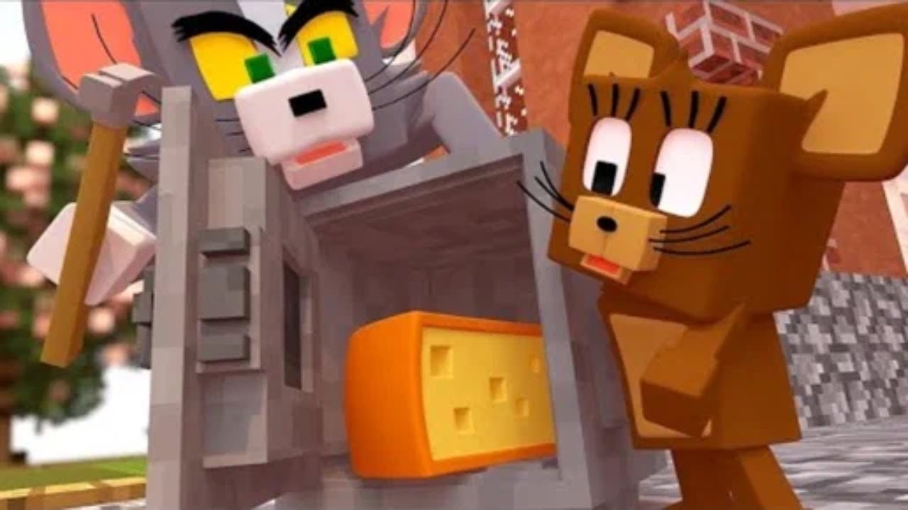 ТОМ ПЫТАЕТСЯ ПОЙМАТЬ ДЖЕРРИ - ТОМ И ДЖЕРРИ В МАЙНКРАФТ смотреть онлайн