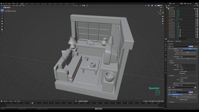 Friends Living Room in Blender - 3D Modeling Process | Polygon Runway смотреть онлайн