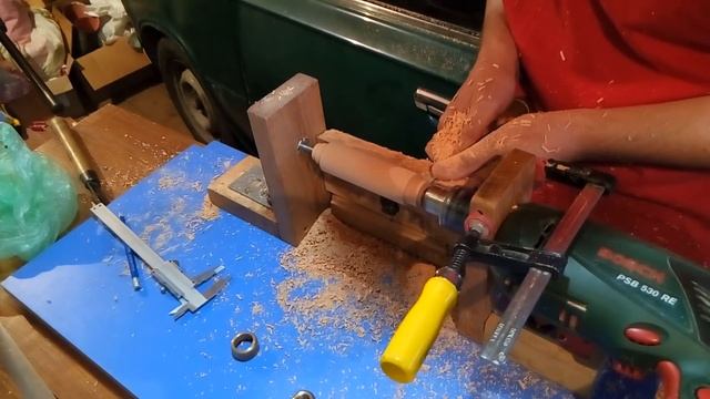Как сделать ручку для стамески. Часть 1/2. How to make a chisel handle. смотреть онлайн