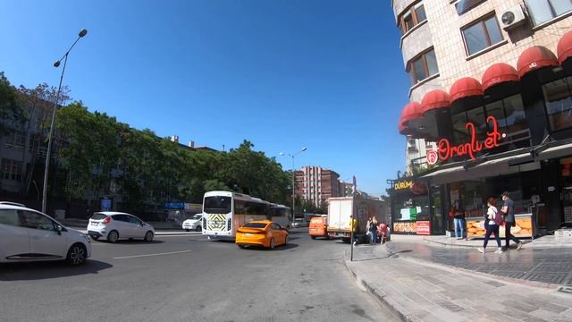 Ankara 4K - Driving Downtown - Capital Of Turkey