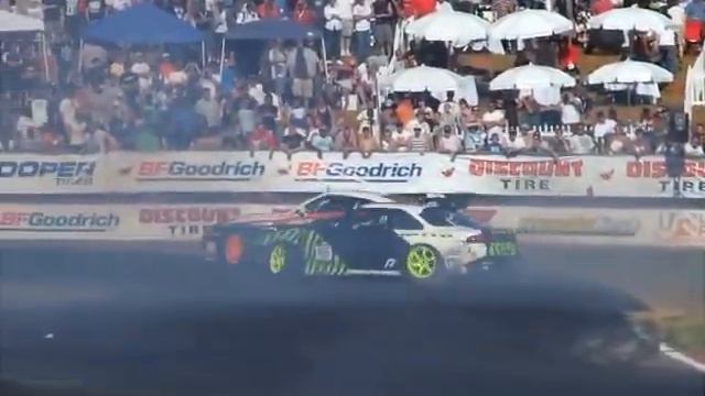 Formula Drift - Road Atlanta Hankook GTR vs Monster Silvia Run 1 смотреть онлайн