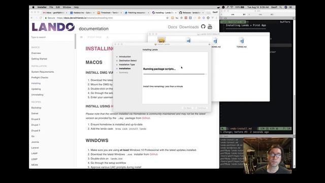 Installing Lando (MacOS) смотреть онлайн