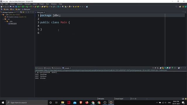How to execute jdbc program in eclipse смотреть онлайн