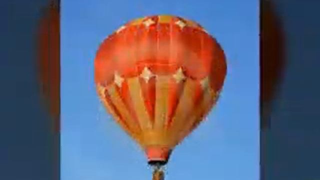 На большом воздушном шаре... Моё первое видео)