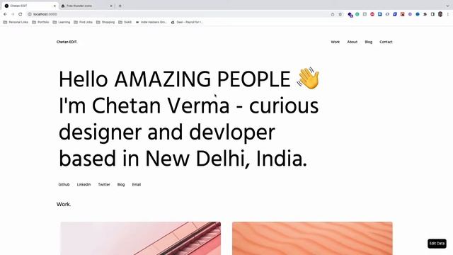 React Portfolio Template 3.0 Intro (Free Portfolio Template) смотреть онлайн