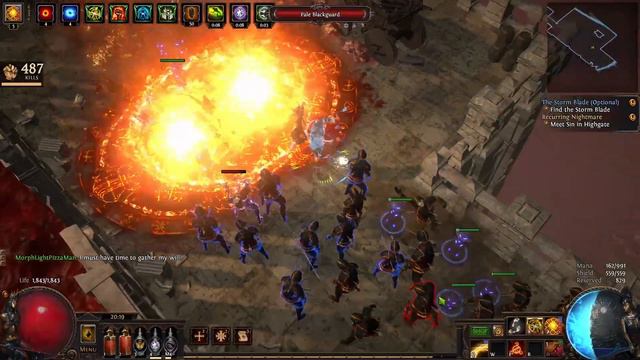 [Poe 3.23] FlameBlast of Contraction Hierophant Totem Build Gameplay смотреть онлайн