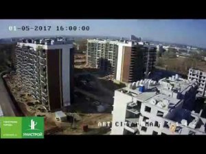 Унистрой: динамика строительства домов 4.1-4.2 ЖК «ART City» за 1 минуту