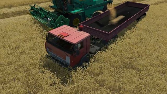 FarmingSimulator2013 Колхоз "Дружба Народов" Уборка урожая смотреть онлайн