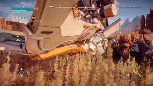 Horizon Zero Dawn Complete Edition PS4 Shield Weaver Armor Set battle test with infinite regen. смотреть онлайн