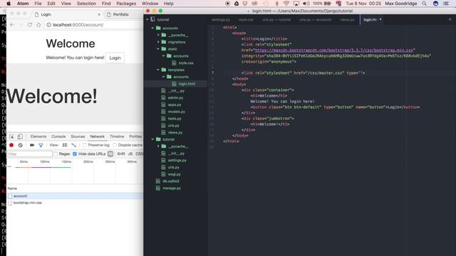 How to Use Django Static Files (Django Tutorial) | Part 5 смотреть онлайн