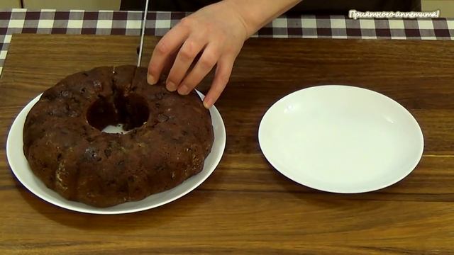 Рождественский итальянский кекс в разрезе смотреть онлайн