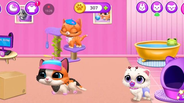 Милашки пушистики в игре Floof