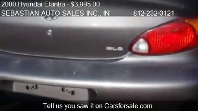2000 Hyundai Elantra GLS - For Sale In Terre Haute, IN 47802