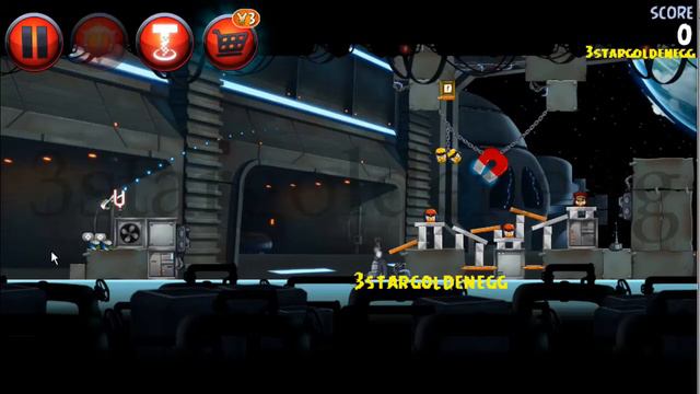 Angry Birds Star Wars 2 Bonus Box #1 Level P1-2 Naboo Invasion Golden Gun Weapon смотреть онлайн