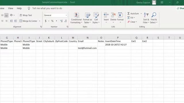 Importing customers or contacts from CSV file into Geelus Alterations and Dry cleaning software смотреть онлайн
