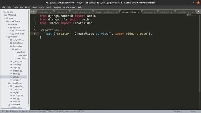 Building a Video Sharing Web App With Python3 and Django Part 1: Setup & CRUD Operations смотреть онлайн