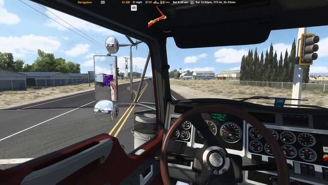 KW T800 Wrecker with CAT C16 taking a broken volvo from Ontario to Elko - American Truck Simulator смотреть онлайн