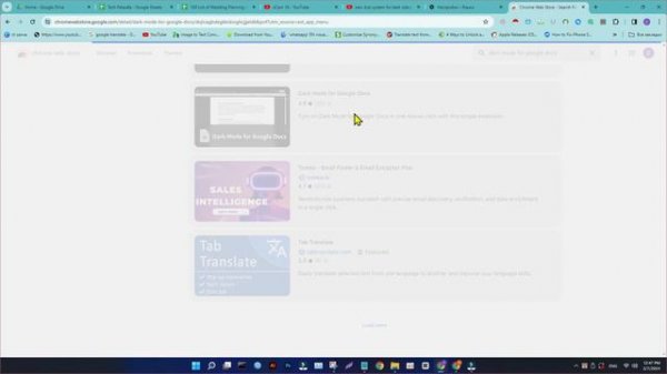 как включить темный режим в гугл таблицах и документах