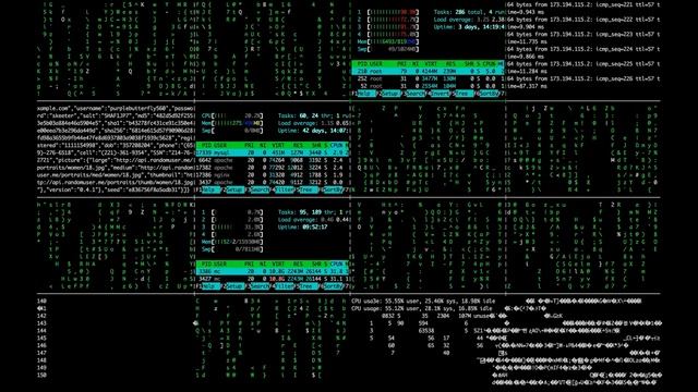 Hacking into The Matrix! Multi-Screen Console Hack Screensaver | 30 Minute Live Wallpaper HD! смотреть онлайн