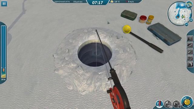 Попал на Клёв Налима, в игре Iсe Lakes. смотреть онлайн