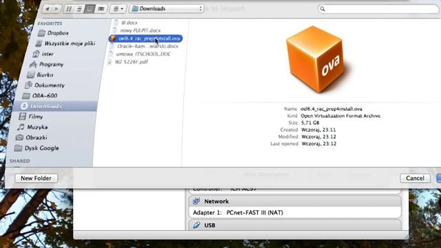 Oracle RAC install on VirtualBox: part 1 import machines смотреть онлайн