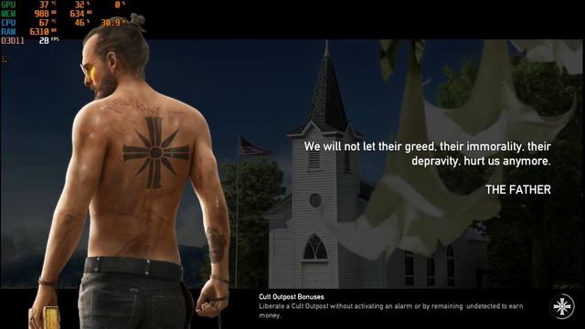 Far Cry 5 i5 2400 GT 1030 DDR4 смотреть онлайн