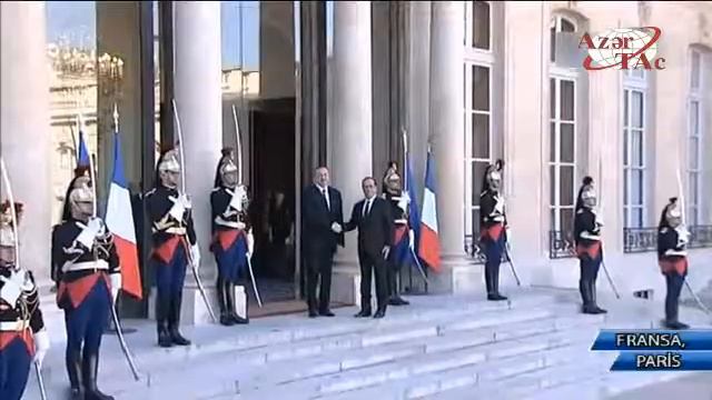 Azərbaycan Prezidenti İlham Əliyevin və Fransa Prezidenti Fransua Olland смотреть онлайн