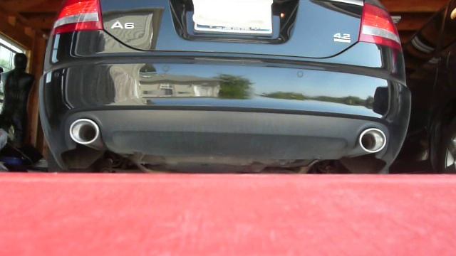 Audi A6 4.2 Exhaust Magnaflow Resonator Tips (Speakers Up!) смотреть онлайн
