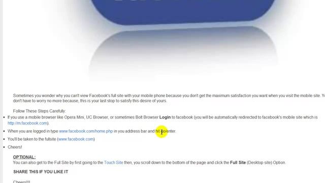 How to Access Facebook Full Site With Your Mobile Phone смотреть онлайн