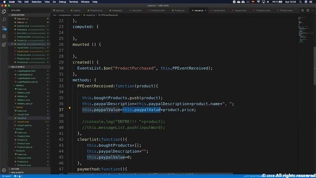 VUE + PayPal checkout Part II смотреть онлайн