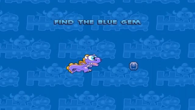 Hopy Go Go, помоги дракончику собрать кристаллы, игры для детей смотреть онлайн