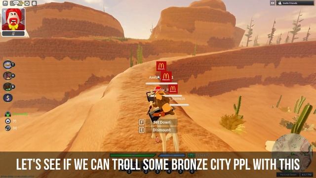 How many PEOPLE can RIDE on a HORSE? - The Wild West - Roblox смотреть онлайн