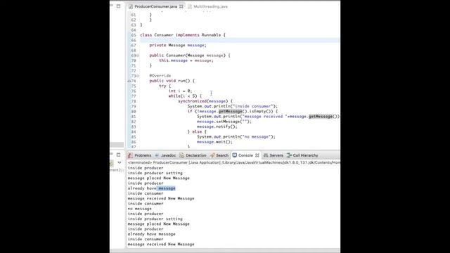 Java multithreading | producer consumer problem | coding interview question | thread synchronizatio смотреть онлайн