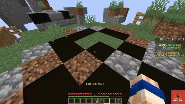 CLICKER SIMULATOR IN MINECRAFT?! | MineClick Server! смотреть онлайн