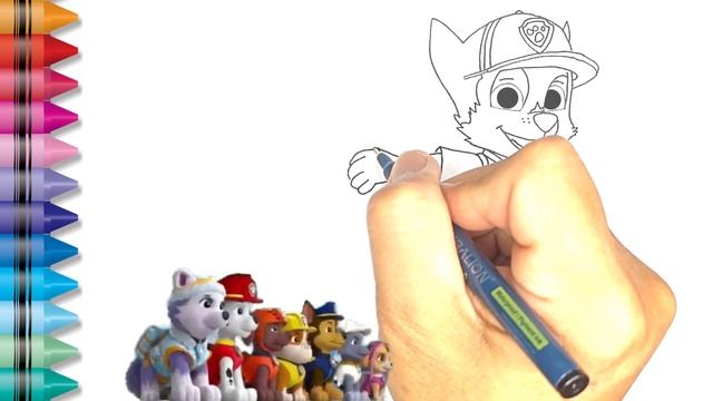 How to Draw Paw Patrol The Movie ? Drawing Paw Patrol Chase смотреть онлайн