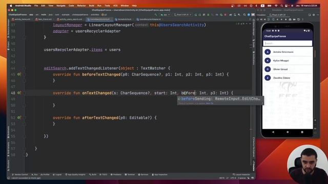 Application de Chat avec Android Studio, Kotlin et Firebase. Formation complète en français. смотреть онлайн