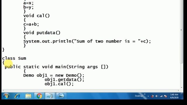 Introduction to Classes, Objects and Methods in Java with example (Hindi) смотреть онлайн