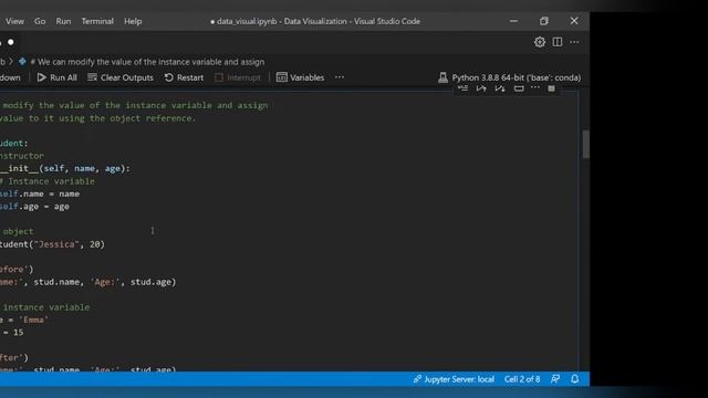 31. OOP Attribute | Instance Attribute | Python смотреть онлайн