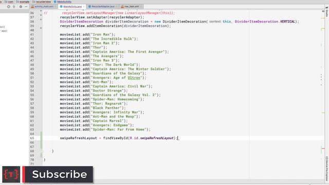 Pull to Refresh in Recycler View | Android смотреть онлайн