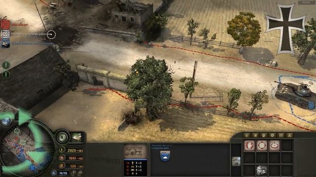 Company of Heroes - Batalla de Normandía - Misión 5: "Montebourg" (Parte 2) смотреть онлайн