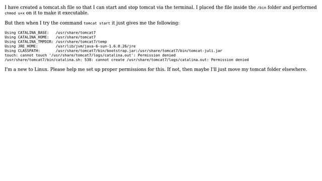 How do I add permissions to my tomcat.sh? (2 Solutions!!) смотреть онлайн