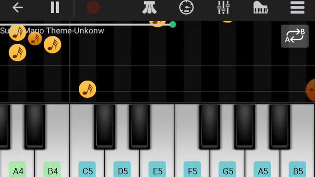 Super Mario в пианино смотреть онлайн