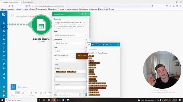 How to automate your Lead information gathering with espoCRM | Integromat Tutorial смотреть онлайн