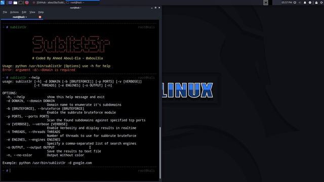 Passive Recon - Subdomain Enumeration With Sublist3r смотреть онлайн