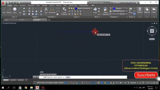AutoCAD 2022(Parte 1) - Cómo Dibujar un plano en Paso a paso (Layer, status bar, linea) смотреть онлайн