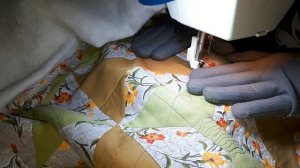 Лоскутные накидки для кресел советских времен на даче. Лоскутный блок КАТУШКА. Красота из лоскутков