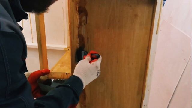 Кемпер II. Армирую швы кемпера стеклотканью. смотреть онлайн