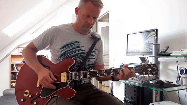 Gibson ES 345, Laney Cub 10 & Fender Blues Jr, drive tones смотреть онлайн