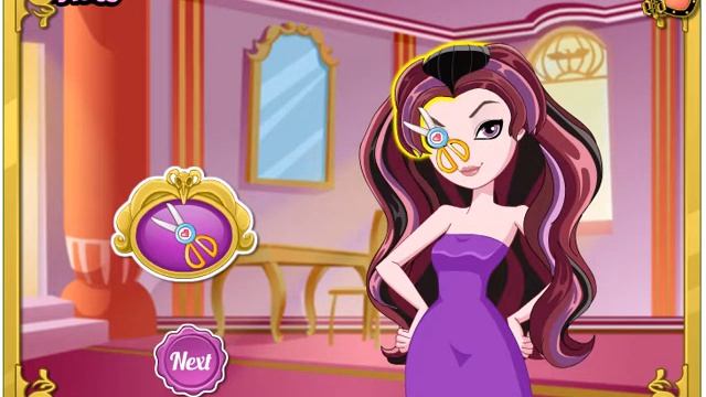 Игры для девочек - Игры Ever After High - Рэйвен Куин - Макияж смотреть онлайн